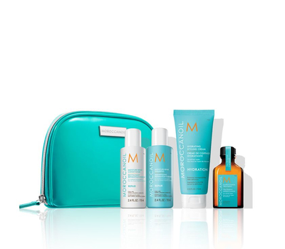 Набор Увлажнение (шампунь, кондиционер, маска и масло) Moroccanoil Travel Kit 198787