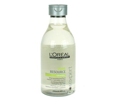 Очищающий шампунь для нормальных и жирных волос L'Oreal Professionnel Pure Resource