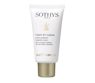 Крем защитный для чувствительной кожи и кожи с куперозом Sothys Clarte & Confort Protective Crea