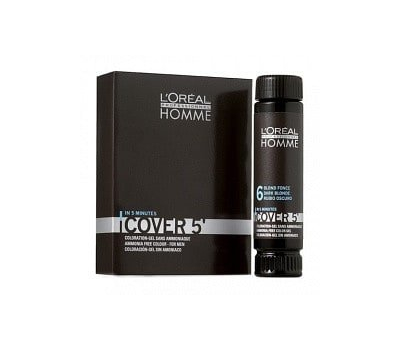 Тонирующий гель L`Oreal Professionnel Homme Cover 5' №6