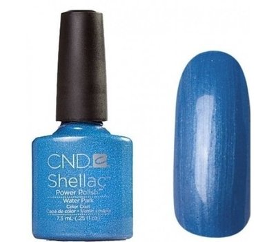 09942 Water Park Гель-лак Creative Shellac Синий перламутровый коллекция Summer Splash